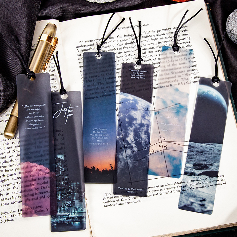 5PCS Space Roaming Matte PET B - огляд і ціна Dried Flower Bookmark